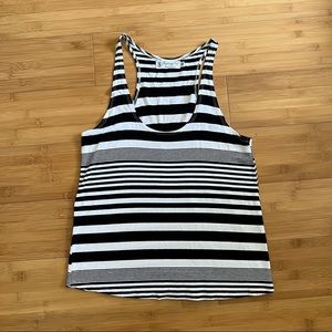 Fighting Eel striped tank top size small